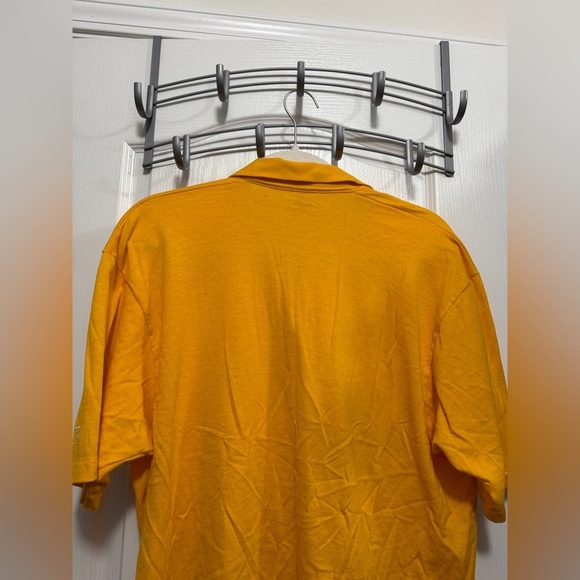 Vintage 90s Russell Athletic Polo Shirt Men’s L Yellow Single Stitch USA VTG - Picture 13 of 14